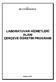T.C. MİLLÎ EĞİTİM BAKANLIĞI LABORATUVAR HİZMETLERİ ALANI ÇERÇEVE ÖĞRETİM PROGRAMI