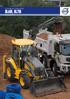 VOLVO BEKOLU YÜKLEYİCİLER Bl61b, bl71b. 7,08 9,80t 86 100hp