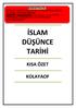 İSLAM DÜŞÜNCE TARİHİ