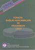 Türkiye Sağlık Harcamaları ve Finansmanı 1997 T.C. SAĞLIK BAKANLIĞI Sağlık Projesi Genel Koordinatörlüğü - Ocak 2001 ISBN 975-590 - 049-7