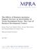 The Effects of Business Incubator Support Services on Survivability of Newly Established Firms: The Case of Business Development Centers