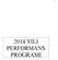 2014 YILI PERFORMANS PROGRAMI