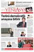 Terörü demokratik anayasa bitirir