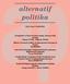 alternatif politika Cilt 6, Sayı 2, Eylül 2014