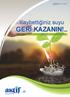 GERİ KAZANIN!.. Kaybettiğiniz suyu. Gri Su Geri Kazanım Sistemi ile %40-%80 oranında tasarruf edin.