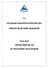 T.C. ADIYAMAN ÜNİVERSİTESİ REKTÖRLÜĞÜ ÖĞRENCİ İŞLERİ DAİRE BAŞKANLIĞI 2015-2016 EĞİTİM-ÖĞRETİM YILI EK YERLEŞTİRME KAYIT REHBERİ