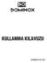 Cihazda kumanda (fiekil 5) sembollerin aç klamalar afla da verilmifltir: A= ACIK KAPALI B = HIZ ( I, II, III) C= LAMBA