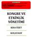 KONGRE VE ETKİNLİK YÖNETİMİ