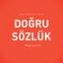 SOSYAL DUVARLARI YIKALIM DOĞRU SÖZLÜK. #dogrusozluk