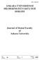 ANKARA ÜNİVERSİTESİ DİŞ HEKİMLİĞİ FAKÜLTESİ DERGİSİ. Journal of Dental Faculty of Ankara University