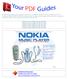 Kullanım kılavuzunuz NOKIA MU-SIC PLAYER http://tr.yourpdfguides.com/dref/825130