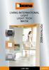 LIVING INTERNATIONAL LIGHT LIGHT TECH MATIX 2008 KATALO U LL04C/TR