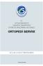 TC. SAĞLIK BAKANLIĞI SAKARYA ÜNİVERSİTESİ EĞİTİM VE ARAŞTIRMA HASTANESİ ORTOPEDİ SERVİSİ BÖLÜM UYUM EĞİTİMİ REHBERİ. Eğitim Koordinatörlüğü