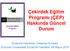 Çekirdek Eğitim Programı (ÇEP) Hakkında Güncel Durum. Eczacılık Fakülteleri Dekanlar Konseyi Erzincan Üniversitesi Eczacılık Fakültesi, 29 Mayıs 2015