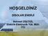 HOŞGELDİNİZ DİSOLAR ENERJİ. Mehmet DİŞCİGİL Elektrik-Elektronik Yük. Müh. İTÜ