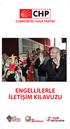 ENGELLİLERLE İLETİŞİM KILAVUZU