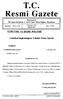 T.C. Resmî Gazete. Başbakanlık Mevzuatı Geliştirme ve Yayın Genel Müdürlüğünce Yayımlanır. 4 Haziran 1998 PERŞEMBE