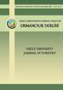 Düzce Üniversitesi Ormancılık Dergisi Cilt:8, Sayı:2. : Yrd. Doç. Dr. Aybike Ayfer KARADAĞ. : Arş. Gör. Muhammet ÇİL. Bilim Kurulu