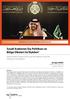 Suudi Arabistan Dış Politikası ve Bölge Ülkeleri ile İlişkileri *