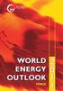 WORLD ENERGY OUTLOOK TÜRKÇE