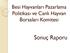 Besi Hayvanları Pazarlama Politikası ve Canlı Hayvan Borsaları Komitesi. Sonuç Raporu