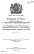 Exchange of Notes. concerning Financial Arrangements for the period ending June 1, 1961, relating to the Agreement of February 11, 1954