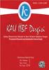 KAFKAS ÜNİVERSİTESİ İKTİSADİ ve İDARİ BİLİMLER FAKÜLTESİ DERGİSİ