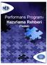 Performans Programı Hazırlama Rehberi (Taslak)