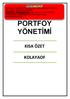 PORTFÖY YÖNETİMİ KISA ÖZET KOLAYAOF