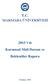 T.C. MARMARA ÜNİVERSİTESİ. 2015 Yılı Kurumsal Mali Durum ve Beklentiler Raporu