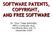 SOFTWARE PATENTS, COPYRIGHT, AND FREE SOFTWARE. Dr. Onur Tolga Şehitoğlu, METU Computer Eng. onur@ceng.metu.edu.tr December 2005