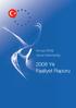 Avrupa Birliği Genel Sekreterliği. 2008 Yılı Faaliyet Raporu