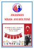 ANASINIFI NİSAN AYI BÜLTENİ