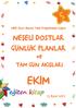 MEB Okul Öncesi Yeni Programına Uygun EKİM. eğiten kitap. 11 Eylül 2013