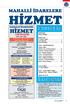 İÇİNDEKİLER İLKELERİMİZ DERGİSİ ISSN 1307-2366. BİZDEN SİZE Mehmet DÖNMEZ...2