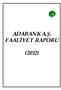 ADABANK A.. FAAL YET RAPORU (2012)