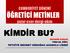 CUMHURİYET DÖNEMİ ÖĞRETİCİ METİNLER. yazar-eser-dergi-akım KİMDİR BU? MÜCAHİD SERÇEK TÜRK ED. ÖĞRT. FETHİYE MEHMET ERDOĞAN ANADOLU LİSESİ