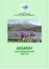 T.C. AKSARAY VALİLİĞİ İL ÇEVRE VE ORMAN MÜDÜRLÜĞÜ AKSARAY ÇEVRE DURUM RAPORU (2006 YILI)