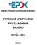 PETROL VE LPG PİYASASI FİYATLANDIRMA RAPORU