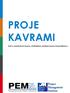 PROJE KAVRAMI. Artık iş sonuçlarımızın başarısı, yürüttüğümüz projelerin başarısı ile gerçekleşiyor