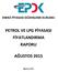 PETROL VE LPG PİYASASI FİYATLANDIRMA RAPORU