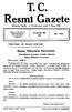 T.C. Resmi Gazete. Kuruluş Tarihi: (7 Teşrinievvel 1336) - 7 Ekim 1920. 20 Temmuz 1982 SALI. Kanun Hükmünde Kararname