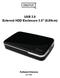 USB 2.0 External HDD Enclosure 3.5 (8,89cm)