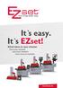 It`s easy. It`s EZset!