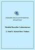 ESKİŞEHİR OSMANGAZİ ÜNİVERSİTESİ TIP FAKÜLTESİ. Mesleki Beceriler Laboratuvarı. 2. Sınıf 3. Kurul Ders Notları