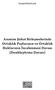 Yurdal ÖZATLAN. Anonim Şirket Birleşmelerinde Ortaklık Paylarının ve Ortaklık Haklarının İncelenmesi Davası (Denkleştirme Davası)