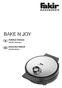 BAKE N JOY. Kullanım Kılavuzu Waffle Makinesi. Instruction Manual Waffle Maker