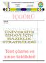 İÇGÖRÜ. Test çözme ve sınav taktikleri OCAK 2012. Cilt 1, Sayı 2 AFYONKARAHİ SAR REHBERLİ K VE ARAŞ TIRMA MERKEZİ MÜDÜRLÜĞ Ü