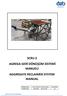 SCRU.S AGREGA GERİ DÖNÜŞÜM SİSTEMİ MANUELİ AGGREGATE RECLAIMER SYSTEM MANUAL