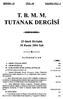 T. B. M. M. TUTANAK DERGİSİ